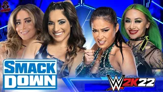 TAG TEAM TOURNAMENT RAQUEL RODRIGUEZ & ALIYAH vs SHOTZI & XIA LI WWE 2K22 SMACKDOWN