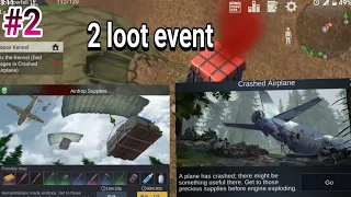 Z Shelter Survival Games-Survive The Last Day Event airdrop supply and crushed airplane