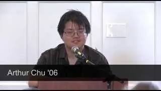 Arthur Chu '06 at All-Alumni Weekend