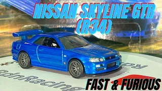 Nissan Skyline GTR (BNR34) || Hotwheels Premium Unboxing