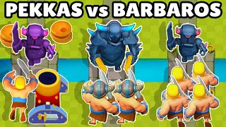 PEKKAS vs BARBARIANS | CLASH ROYALE OLYMPICS