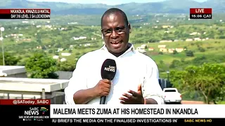 Julius Malema is in Nkandla to meet with former president Jacob Zuma