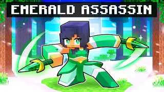 Becoming the EMERALD ASSASSIN in Minecraft!