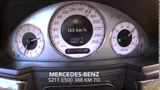 Mercedes-Benz E500/E550 W211 7G tronic 388 hp / 285 kW 100-200 km/h