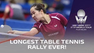 Longest Table Tennis Rally Ever!