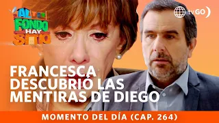 Al Fondo hay Sitio 10: Francesca descubrió la infidelidad de Diego (Capítulo ° 264)