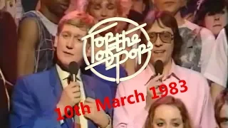 Top of the Pops Chart Rundown - 10th March 1983 (Mike Smith & Tommy Vance)