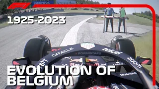 Evolution Of Belgium F1 1925 - 2023