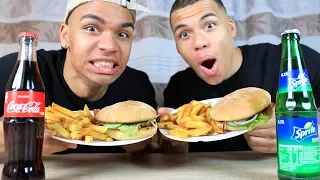 BURGER CHALLENGE + HEFTIGE STRAFE !!! | Kelvin und Marvin