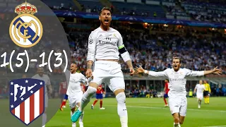 Real Madrid vs Atletico Madrid 1-1(5-3) Extended highlights Final UCL 2016