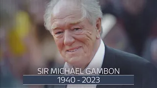 Michael Gambon passes away (1940 - 2023) (Ireland/UK) - BBC&ITV News - 28/Sep/2023