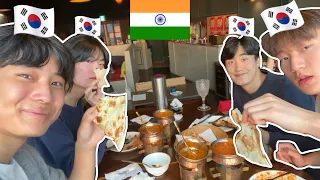 Korean guys tried Indian foods for the first time