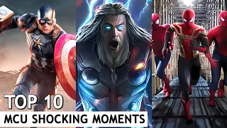 Top 10 Most Shocking Moments in MCU | In Hindi | BNN Review