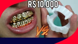 DENTADURA DE R$ 10.000 vs DENTADURA DE R$ 1