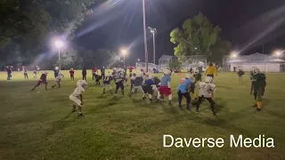 Joe Brown vs Pontchartrain 8u in season scrimmage #daversemedia #football #sports #dabrands #games