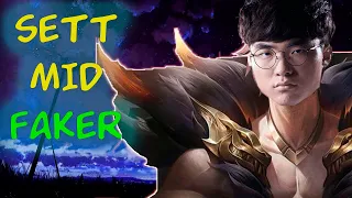 T1 FAKER TRIED SETT MID AND THIS WAS NICE IDEA | Faker Sett | Sett guide | Sett gameplay