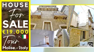 Molise, STONE Home for sale in Italy with garage and terrace - Cheap for sale in Italian town | Tour