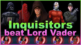 LV with +196 speed losses to Grand Inquisitor with TM Datacron (2 battles, one R8 LV)