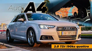 TEST: Audi A4 2.0TDI 190ks quattro///Virtual Cockpit