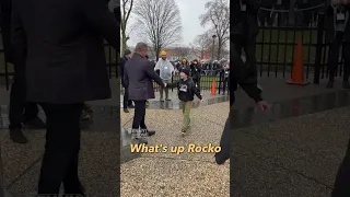 Kids performs “Rocky” for Sylvester Stallone 🥊