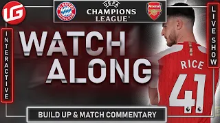 🚨BAYERN MUNICH⚪️ VS ARSENAL🟢 LIVE CHAMPIONS LEAGUE WATCHALONG⚽️