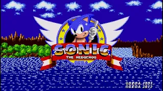 Sonic 1 Mobile Version on PC (Full 100% Playthrough All Chaos Emeralds) [Decompilation]