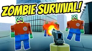 BRICK RIGS ZOMBIE SURVIVAL In The Lego City | Multiplayer Brick Rigs Gameplay