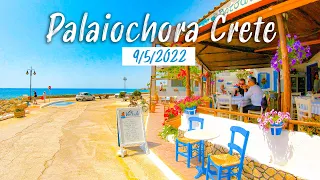 Palaiochora Crete, Greece🇬🇷 2022 || Walking tour 4K || Kreta