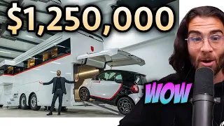 The Most FUTURISTIC Motorhome in the world | HasanAbi Reacts