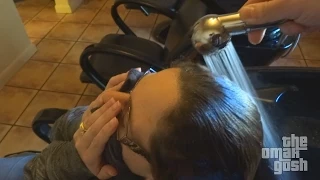 Cold Water Prank At Hair Salon