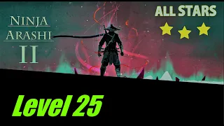 Ninja Arashi 2 | Act 2 Level 25 Walk-through | All Stars