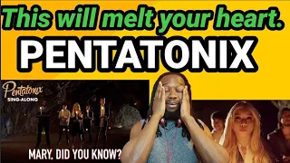 PENTATONIX REACTION - MARY DID YOU KNOW(First time hearing)