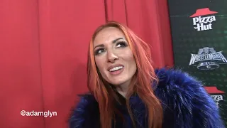 Becky Lynch Talks Pre-Match Routine, Favorite Thing at WWE Catering, Favorite Fan Sign, and MORE!!