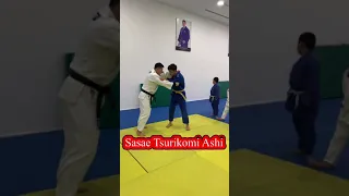 Judo Sasae Tsurikomi Ashi со скрестного шага, ORTUS.KZ