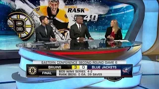 NHL Tonight:  Tuukka Rask posts a shutout in Game 6 as the Bruins advance  May 6,  2019