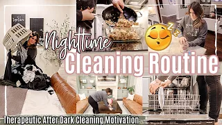 2024 NIGHT TIME CLEANING ROUTINE :: THERAPEUTIC AFTER DARK CLEAN WITH ME