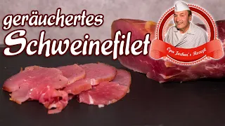 geräuchertes Schweinefilet selber machen - Schweinelende pökeln - Opa Jochens Rezept