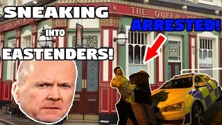 SNEAKING INTO EASTENDERS FILM SET! *ARRESTED*