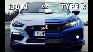 Hyundai i30 N vs Honda Civic Type R (2018)