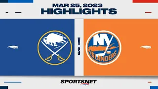 NHL Highlights | Sabres vs. Islanders - March 25, 2023