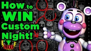 FNAF Ultimate Custom Night -  How To WIN!!  (FNAF 6) Part 5