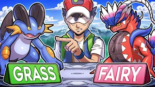 Choose Your Pokemon Team By Their Weakness For a Battle!