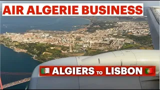 Flight Report ✈️ AIR ALGERIE BUSINESS CLASS | ALGIERS to LISBON 🇵🇹  Boeing 737-600 "Baby Boeing"