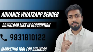 Bulk Whatsapp Marketing Software Free | Advanced Bulk WhatsApp Sender | Business WhatsApp Sender