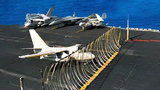 How Emergency Landings On Aircraft Carrier is Done?