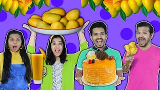 We Ate Only Mango For 24 Hours Challenge | Hungry Birds