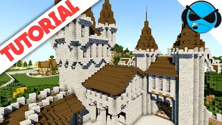 How To Build A Castle Minecraft Tutorial | Medieval Castle Part 3