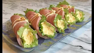 Шикарные Рулетики из Ветчины Вкуснейшая Закуска на Новогодний Стол 2022!!! / Ham Rolls