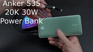 Anker 535 Power Bank (PowerCore 20K) with PD 30W Max Output