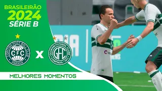 CORITIBA X GUARANI | MELHORES MOMENTOS | 5ª RODADA BRASILEIRÃO SÉRIE B 2024 | FIFA 24